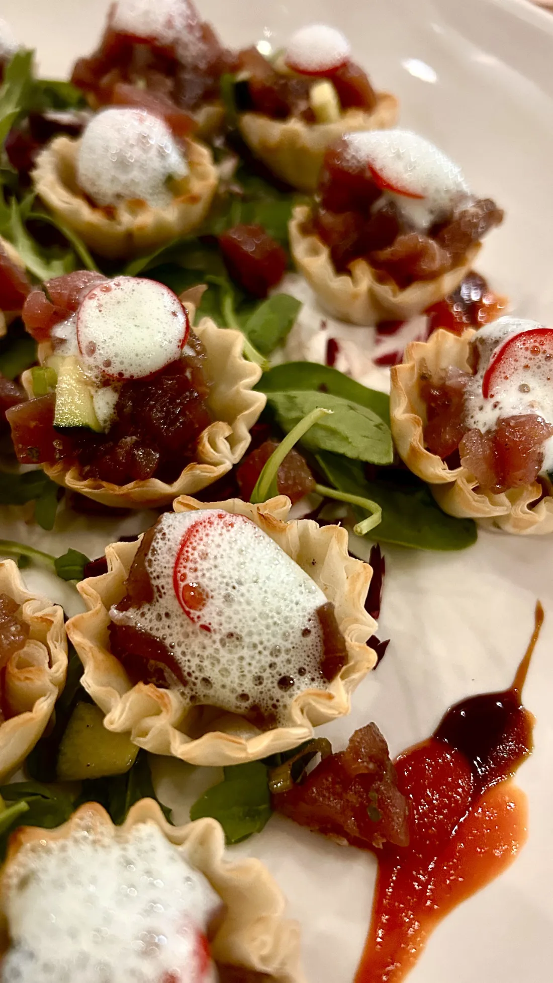 Plated courses &mdash; Restaurant plating, on your own table