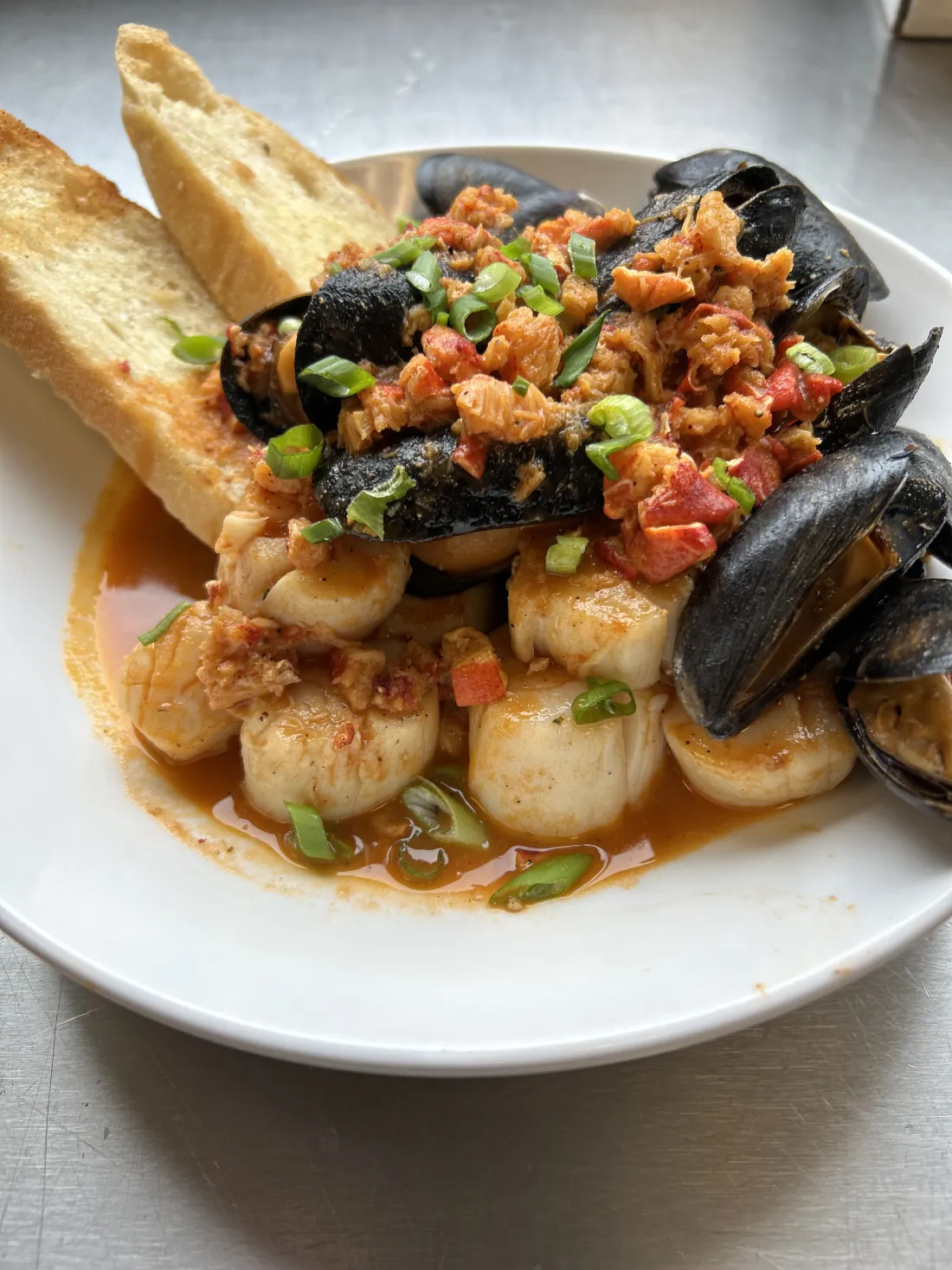 Fresh Seafood Dishes &mdash; In a sauce worth the bread